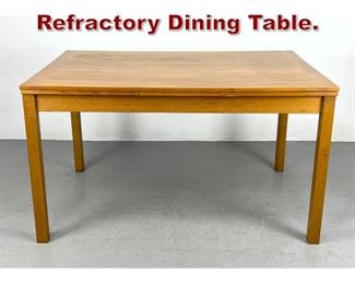 Lot 1123 Danish Modern Teak Refractory Dining Table. 