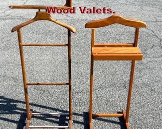 Lot 1186 2pc Italian Style Wood Valets.
