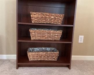 Baskets Bookshelf
