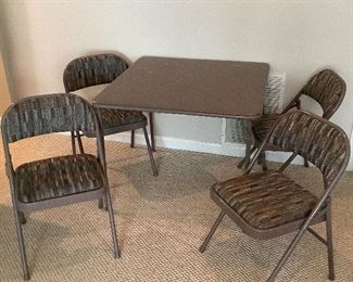 Card Table Chairs