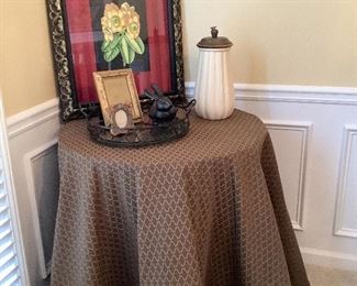 Framed Flower Table