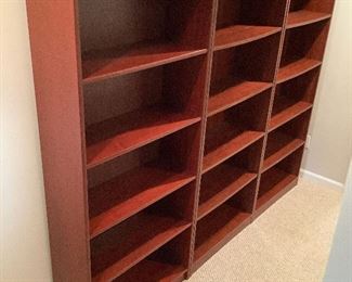 Three Shelving Units