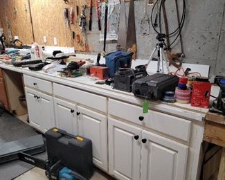 Basement Garage with high end tools and equipment