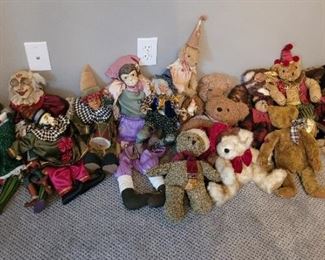 dolls and teddy bears 