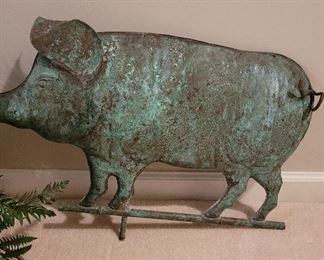 pig weathervane