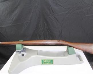 old solid wood military gun stock