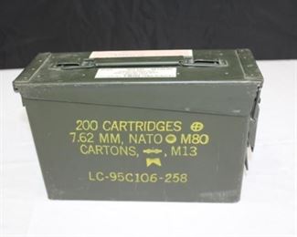 metal military ammo can NO AMMO