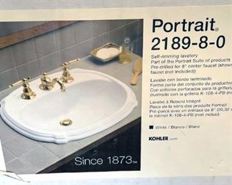 Kohler white sinks (2)