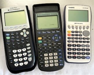 Texas Instrument and Casio calculators