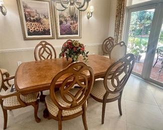 $900. 2 leaves 8 chairs like new!