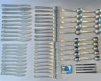 Vintage Pan American Airlines Flatware Service For 10, Circa 1980