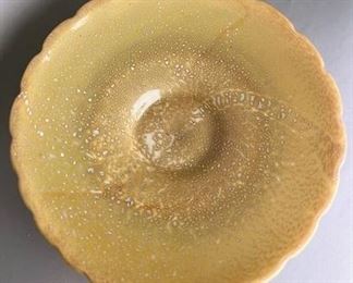 Gold Murano Glass Bowl