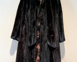 Full Length Black Mink Coat
