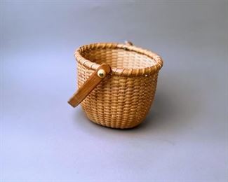 Wooden Basket Made For Nantucket Home
