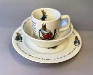 Wedgewood Peter Rabbit Children's Collection 3 Piece Dinner Set
