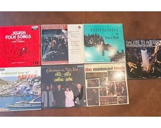 Group Of 7 Vintage Vinyl Record Albums
