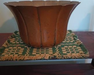 Copper Jardiniere unsigned 