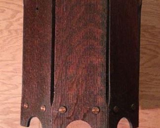 Mission Wastepaper Basket w/copper rivets 