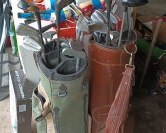 old golf clubs 