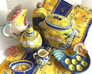 05 Italian Ceramics Tablecloth