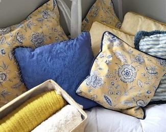 Comforter, Pillows, Curtain Rods, Blankets And More