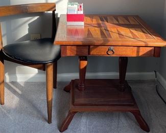 Game Table 24x24.5x24.5, Chair 17, And Cards