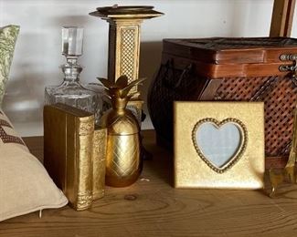 Gold Accent Colored Decor