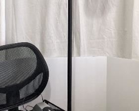 Office Chair, 67 Floor Lamp, Paper Shredder, Paper Tray, And Automatic Stapler