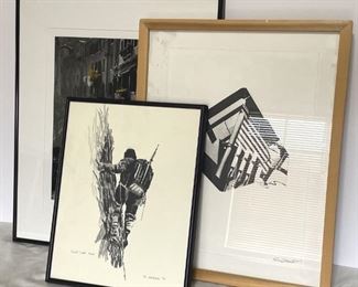 Professionally Framed Artworks