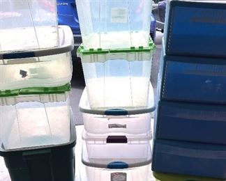 Storage Bins Rubbermaid And Sterilite  Multiple Sizes