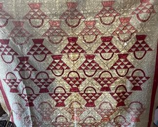 antique vintage basket quilt