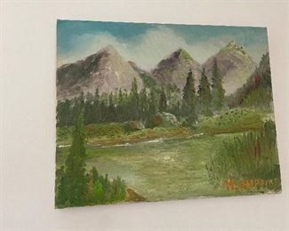 Hopkins oil painting