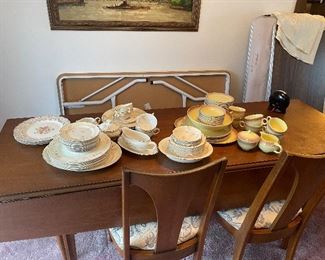 Partial China set mid century modern partial dish set. 