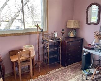 Mahogany bachelors chest vintage bamboo shelf vintage kids desk set 