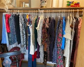 Super cute, truly vintage clothes, excellent condition.
Found in wooden trunk. Stored for years. Most are adult ladies, some are children’s. 