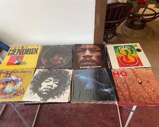 Jimi Hendrix vintage vinyl records 