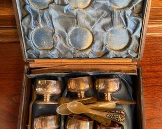 sterling silver salt set