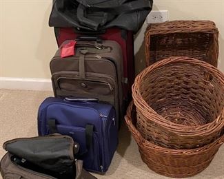 Luggage and baskets