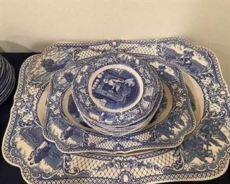 Crown Ducal Colonial Times China set (9pc)