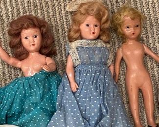 Assorted Vintage Dolls