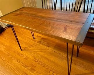 BUY IT NOW! $120 Rustic Farmhouse Table. 4’L x 22.5” W