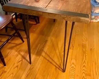 BUY IT NOW! $120 Rustic Farmhouse Table. 4’L x 22.5” W