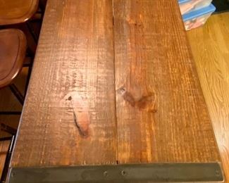 BUY IT NOW! $120 Rustic Farmhouse Table. 4’L x 22.5” W