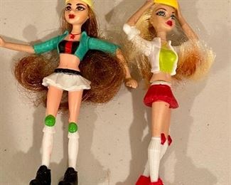 McDonald's toys - Wizard of Oz and Madam Alexander dolls in packages 