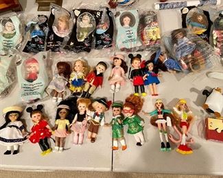 McDonald's toys - Wizard of Oz and Madam Alexander dolls in packages 