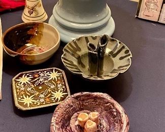 Assorted pottery