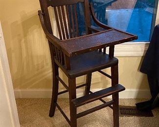 BUY IT NOW! $60 Antique High Chair