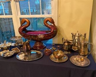 Assorted Vintage Silver plate