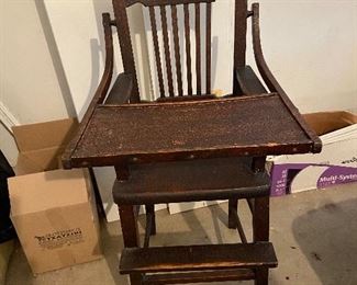 BUY IT NOW! $60 Antique High Chair
