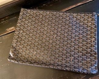 Authentic Goyard Clutch - back